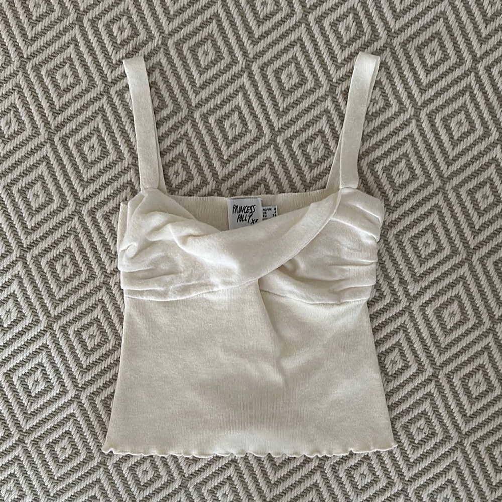 Princess Polly Cream Top